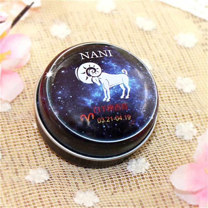 High Quality 12 Signs Constellation Zodiac Magic Solid Deodorant Solid Fragrance Magic Balm For Women Men - Цвет: Aries