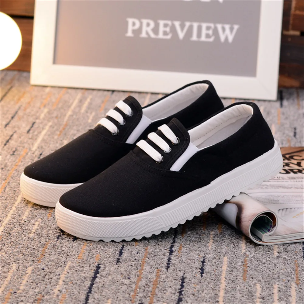 

Women Sneakers Breathble Vulcanize Shoes PU Leather Casual Pink Canvas Flat Tenis Sneakers Round Head Flat Heel Woman Shoes