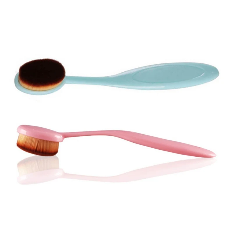 

Hot Pro Oval Brushes Makeup Cosmetic Foundation Liquid Cream Powder Blush Pigment Make Up Tools