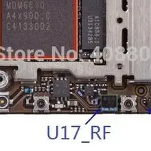 50 шт./lotm для iphone 4S u17_rf антенный коммутатор с двумя синий катушки сборки Плата логики Fix часть