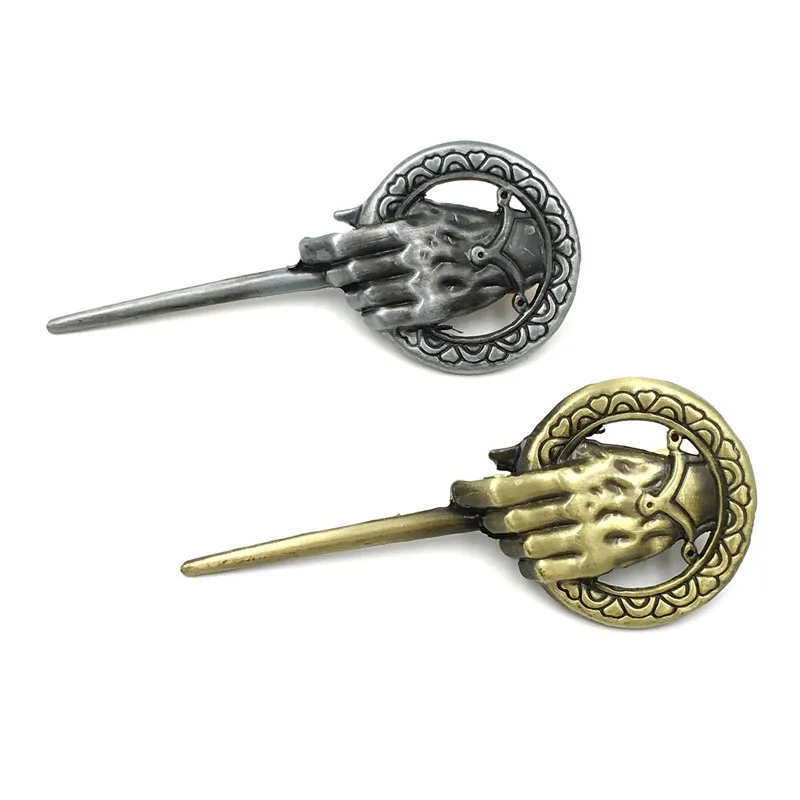 

Movie Jewelry Game of Thrones Song of Ice and Fire Brooch Hand of the King Lapel Inspired Authentic Prop Pin Badge Brooches