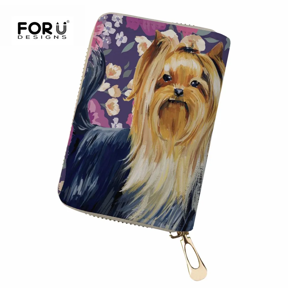 

FORUDESIGNS Yorkshire Pattern Card & Id Holders Women Wallet Case Covers for Passports Female Business Travel Document Pochette