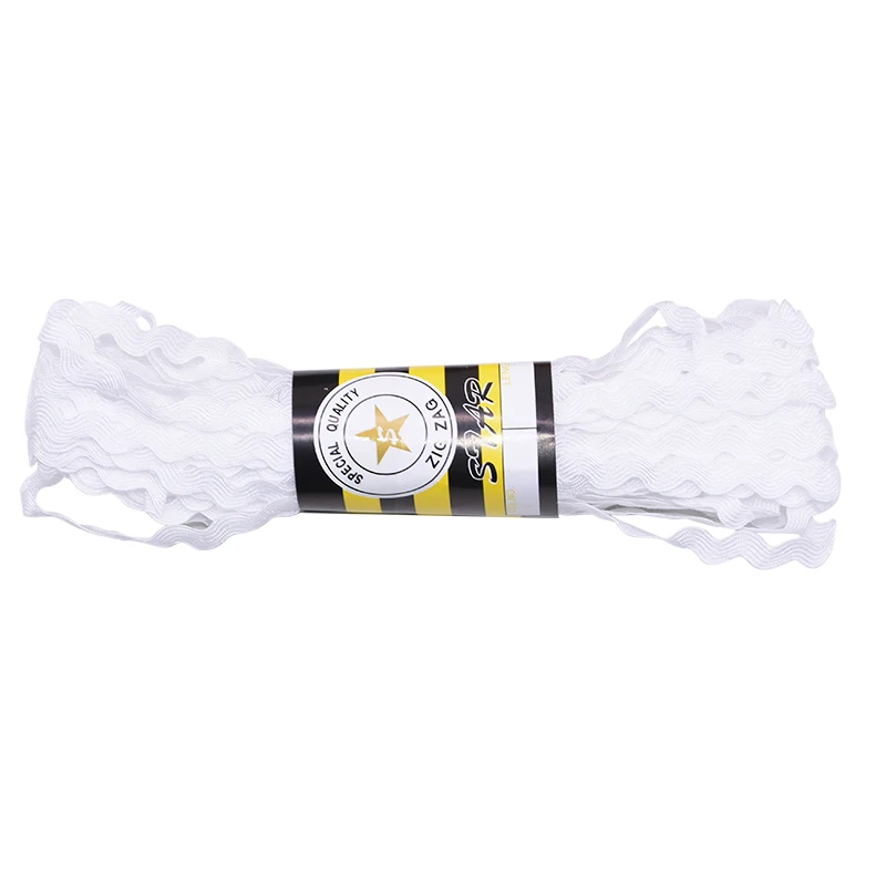 15 ярдов 5 мм волнистая лента S форма подарочная упаковка кружевные ленты с отделкой Ткань для декора одежды DIY Девушки аксессуары для волос Швейное Ремесло