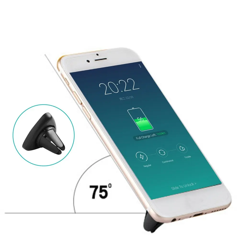 

A3 Air Vent Triangle Magnetic Holder Car Rotating Support for Mobile Phone Magnetic Universal Reusable Magnet Suction Bracket