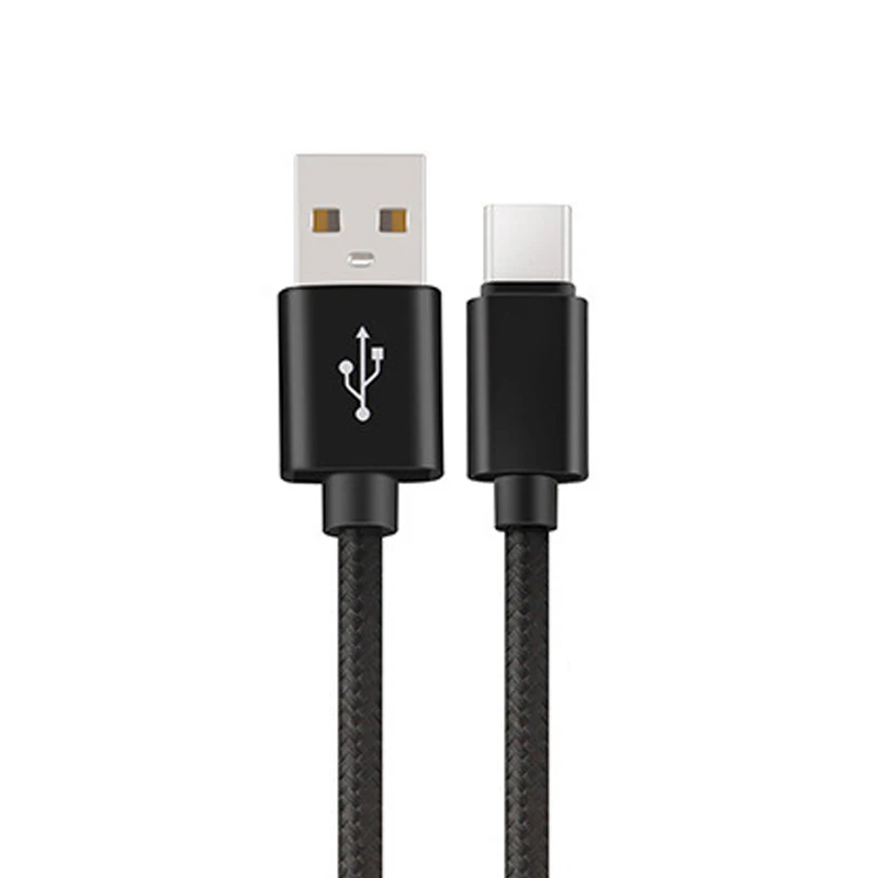 USB C Быстрая зарядка для samsung S9 S8 Plus Usb type C кабель 3,1 Зарядка данных синхронизировать мобильный телефон провод USBC для Xia mi note 10 pro - Цвет: Black For Type C