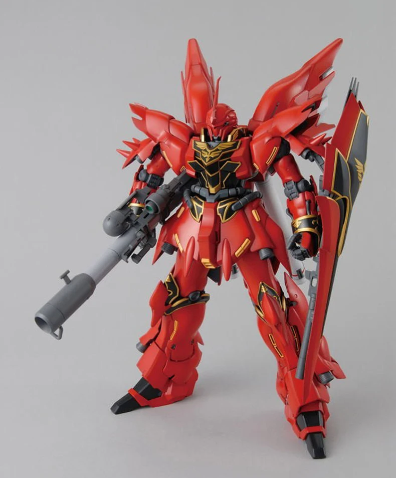 GaoGao аниме мобильный костюм Sinanju Gundam MSN-06S MG 1/100 Модель робот головоломка Собранный DIY Фигурки Коллекция игрушек подарок