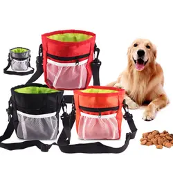 Оксфорд Собака Training сумка для угощений, закусок приманки собака послушание ловкость Открытый Чехол Еда Сумка Собаки снэк-рюкзак мешок