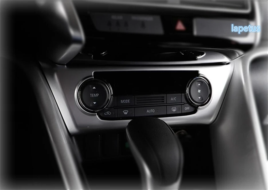 

Lapetus Middle Air Conditioner AC Control Knob Panel Decoration Frame Cover Trim ABS Fit For Mitsubishi Eclipse Cross 2018 2019