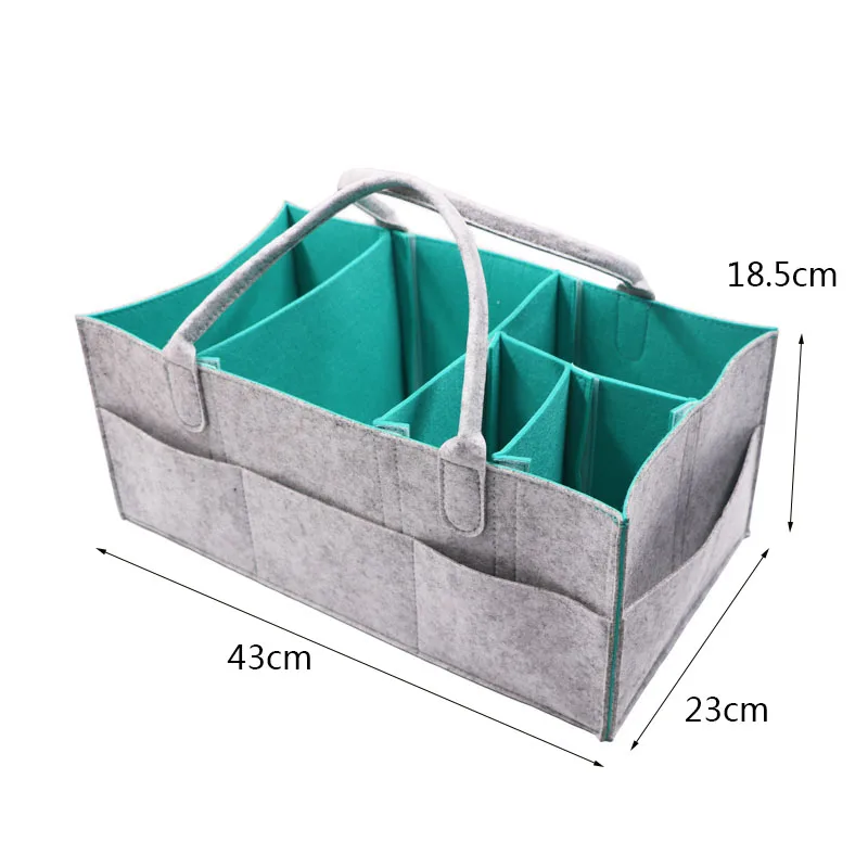 شعرت القماش حقيبة التخزين/متعددة جيب حفاضات الطفل المنظم/موضة طوي الأطفال لعبة الحضانة منظم السفر سيارة تخزين حقيبة