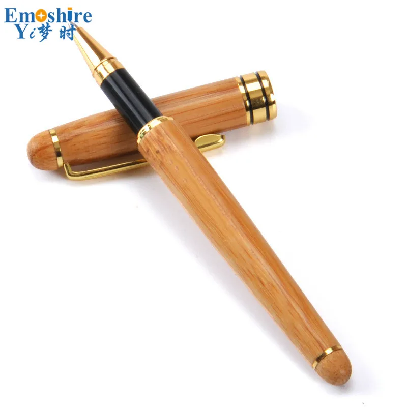 Emoshire Manufacturers wholesale bamboo pearl pen birthday gift advertising pen can be customized LOGO ball pen water pen (2)