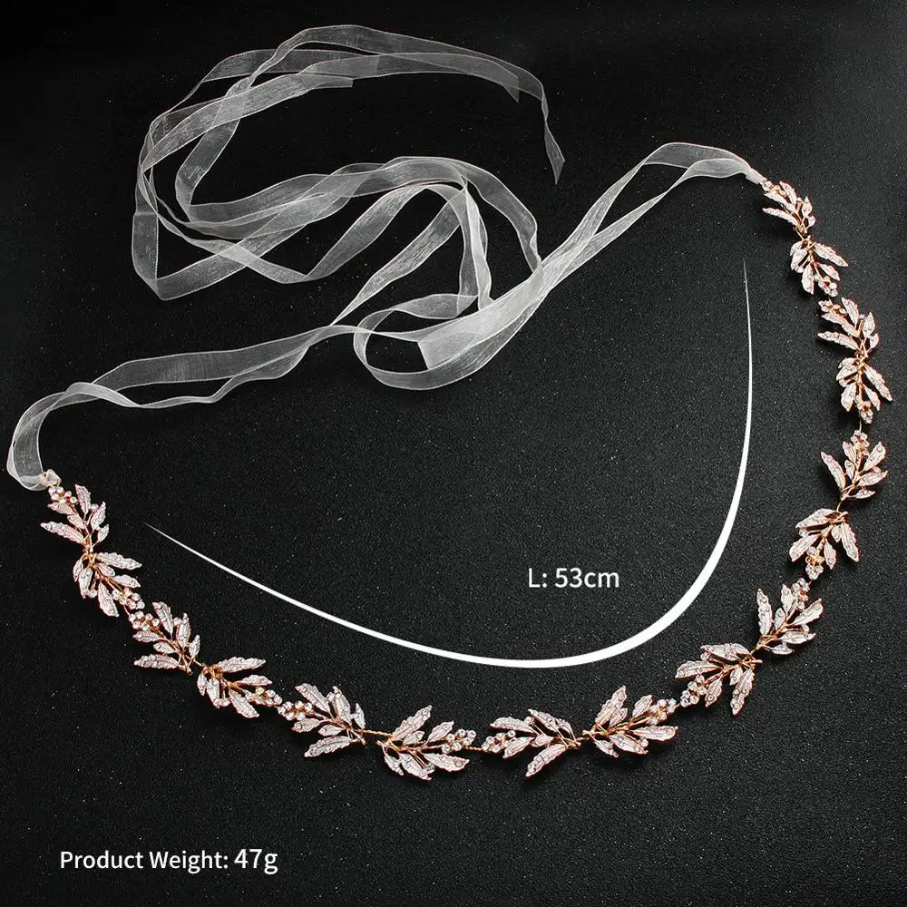 2019 Newest Arrival Rose Gold Wedding Belts and Sashes Alloy Bridal Sash Wedding Dress Accessories for Ladies 2019 Newest Arrival Rose Gold Wedding Belts and Sashes Alloy Bridal Sash Wedding Dress Accessories for Ladies