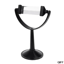 Прямая поставка и оптического стекла тройной треугольной призмы с подставкой для физики светильник обучения спектру 25 июня