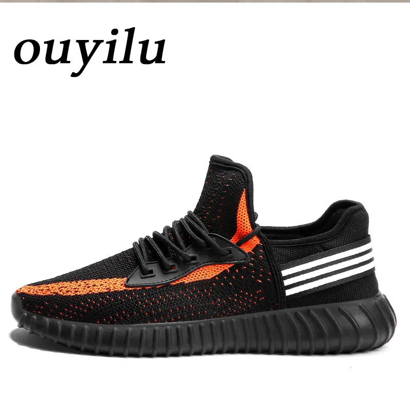

2018 uoyilu Loopschoenen Men Running Shoes Outdoor jogging Man Woman Brand Sneakers Men Summer Breathable Mesh Fly line Fabric