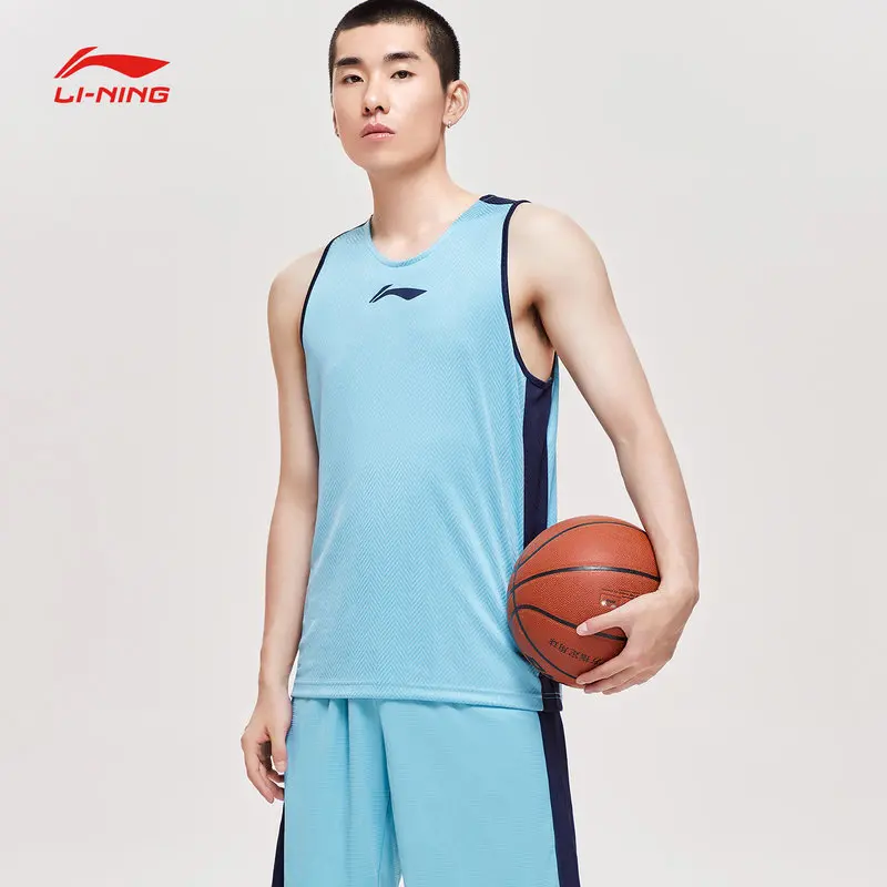 Мужская баскетбольная майка Li Ning для соревнований дышащая повседневная