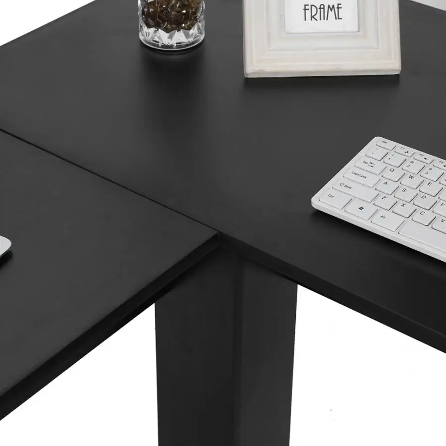 Офисный деревянный Офисный Компьютерный письменный стол домашний игровой ПК мебель угловой стол черный белый
