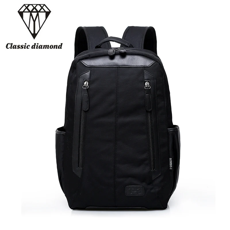 

2018 Men Waterproof Nylon Backpacks Male Travel Large Capacity Double Zipper Backpack Black School Bags For Student 15.6 Laptop