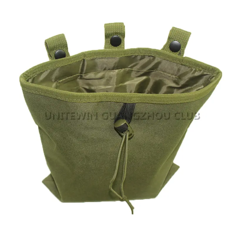 

Military Airsoft Tactical Folding Mag Recovery Dump Pouch Outdoor Hunting Paintball Nylon Pouch With Molle Belt Loop