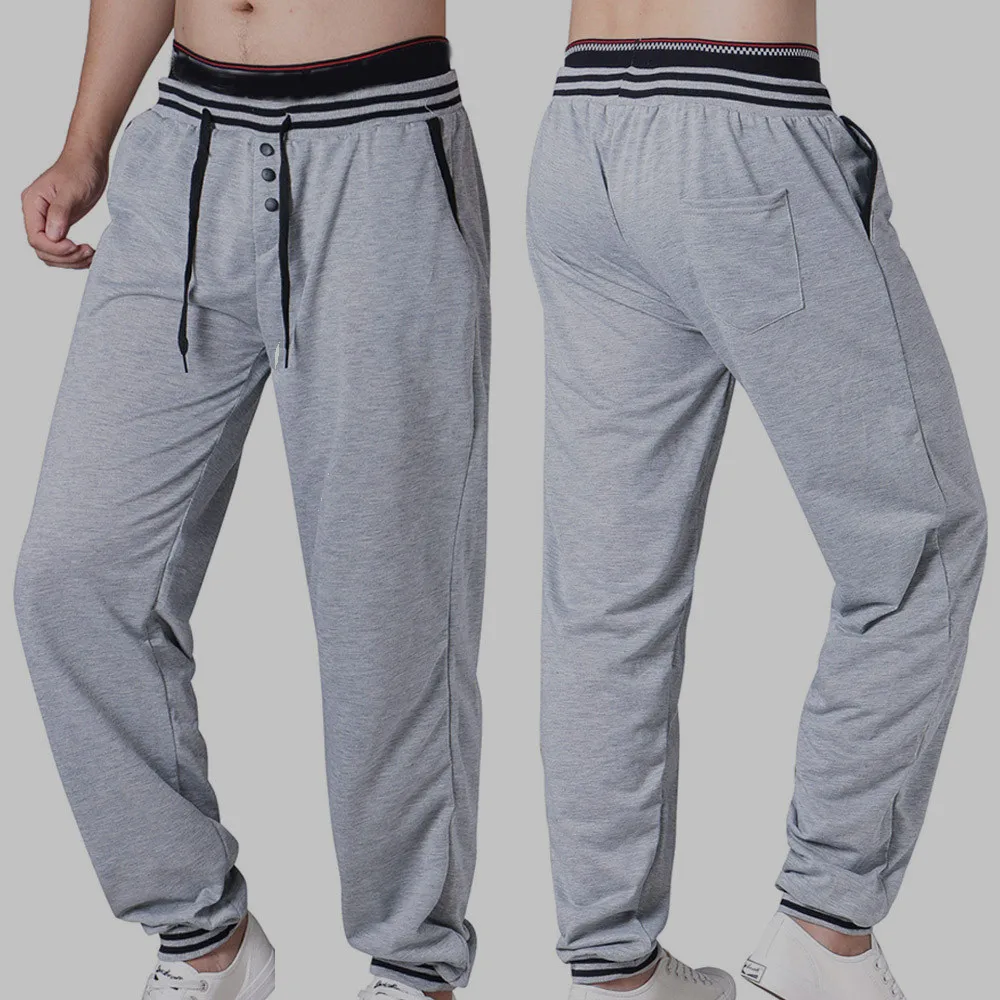 Casual Men Pants Hot Sale Unique Big Pocket Hip Hop Harem Pants Fitness