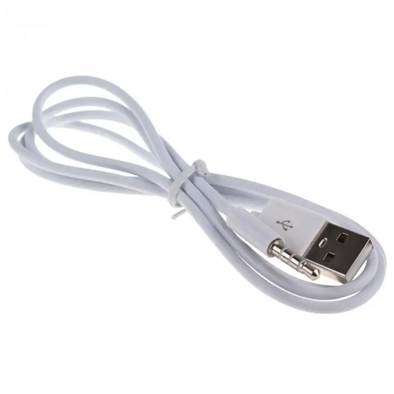 

High Quality 1m USB Data/Charging Adapter Cable 3.5mm AUX Audio Plug Jack to USB 2.0 Male Charge Cord Adapter Cable