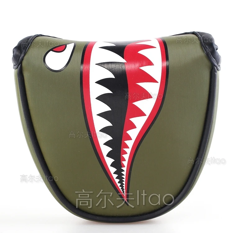 Golf New Customized Golf Mallet Putter Headcover PU Leather Multi Style Football Crocodile Red Cross Golf New Customized Golf Mallet Putter Headcover PU Leather Multi Style Football Crocodile Red Cross