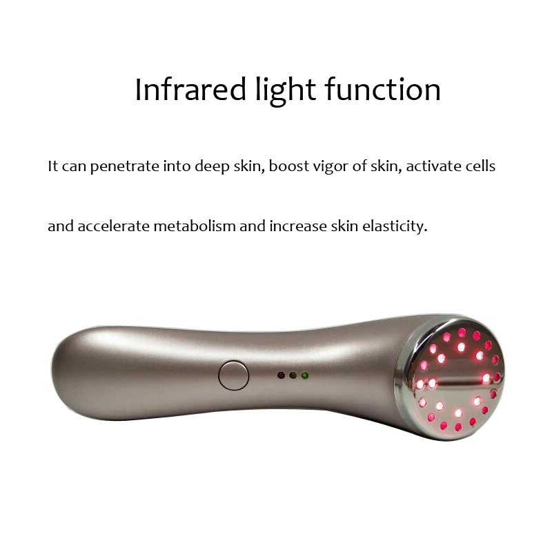 Terapia de Luz Rejuvenescimento da Pele Remoção do Ponto do Enrugamento Aquecimento Infravermelho Vermelho Endurecimento Rosto Beleza Massageador Led 8 Cheap Utensílios de cuidado facial