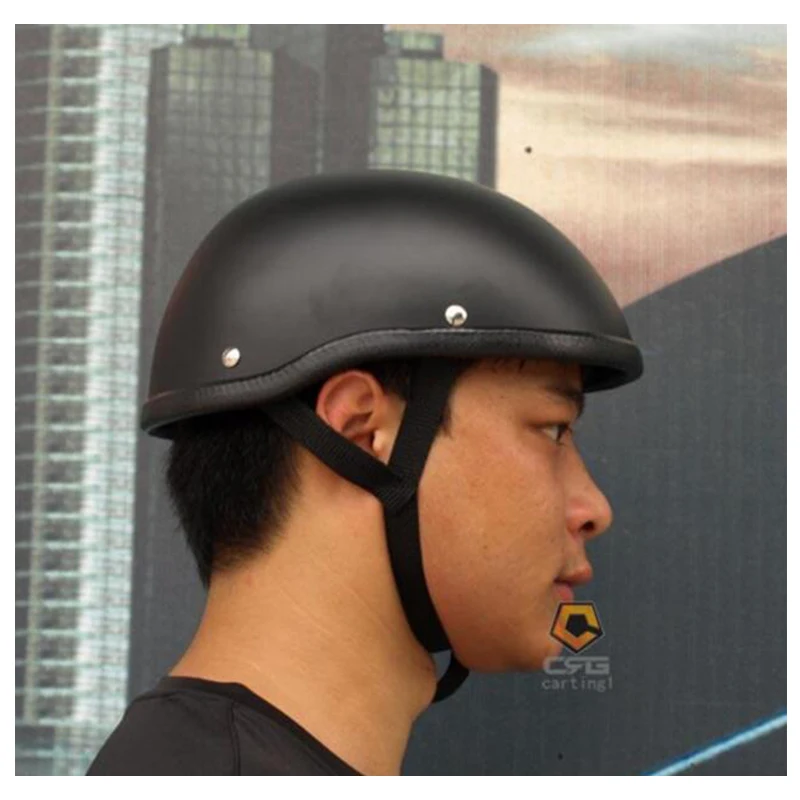 Универсальный 3 размера удобный Матовый Ретро мотоциклетный шлем в немецком