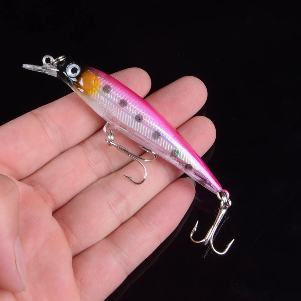 1pcs 8.5cm 7.2g Fishing Lures Minnow Lure 8 Colors Select High Quality Hard Bait Crankbait