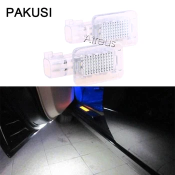 

PAKUSI 2X Car LED Door Welcome Light 12V For Volvo XC90 S60 S80 V70N XC70 S60N V60 C30 accessories White SMD LED Courtesy Lamp