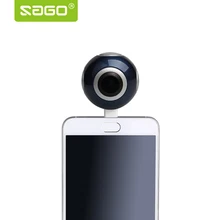 Саго 360 Камера HD 360 панорамный Камера VR Камера 210 градусов двойной Широкий формат рыбий глаз 360 Камера для Android pk insta 360