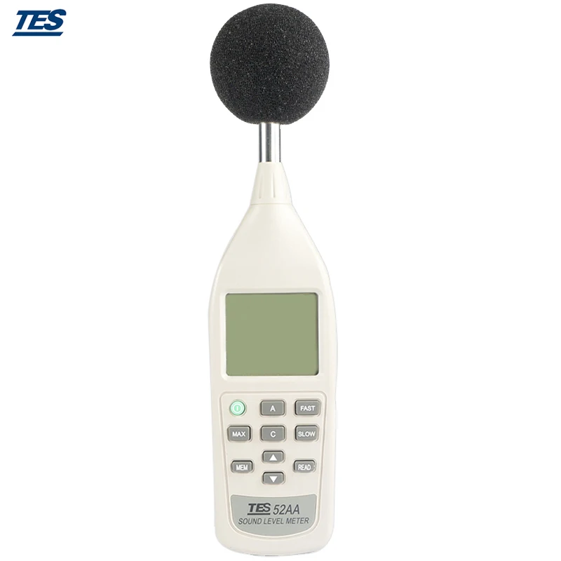 TES-52AA портативный переносной цифровой измеритель уровня звука 26dB для 130dB TES52AA