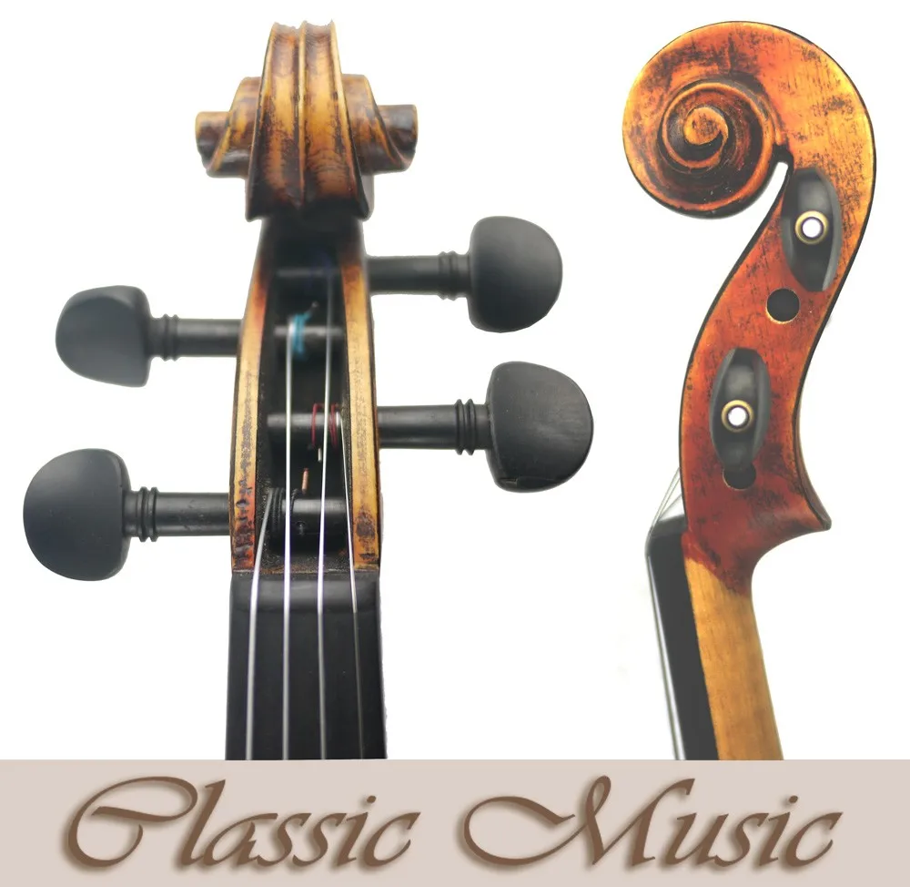 1715 StradivariusModel скрипка № 1462, сибирская ель, масляный лак, антикварная скрипка, продвинутый уровень, мощный богатый цвет