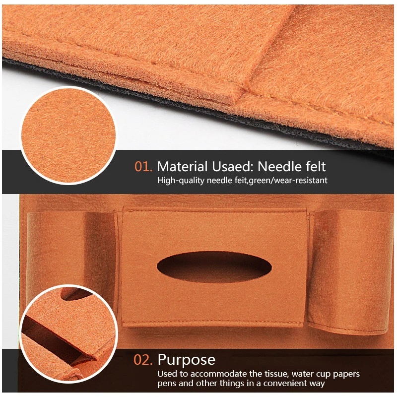 Автомобильная сумка для хранения, органайзер, универсальная коробка ...