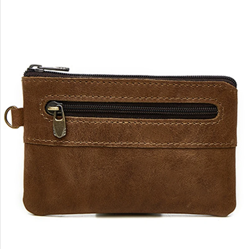 Artmi Unisex Genuine Leather Change Wallets Zipper Coin Bag Fshion Casual Small Wallet | Багаж и сумки