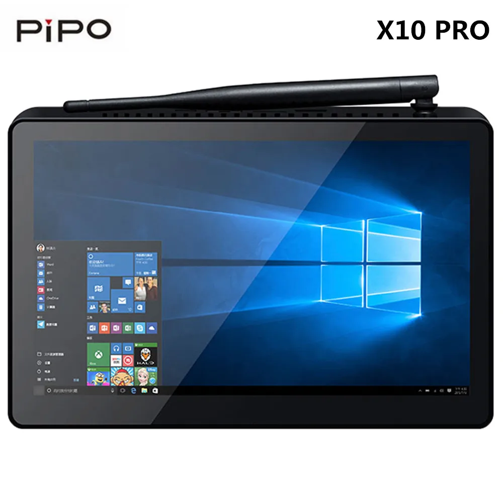 Pipo X10 PRO Intel Cherry Trail Z8350 4 Гб DDR3L + 32 GB Встроенная память Mini PC Поддержка Widws 2,4G Wi-Fi 100 Мбит BT4.0