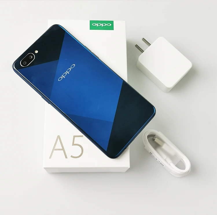 Мобильный телефон Oppo A5 4G LTE, Восьмиядерный процессор Snapdragon 450, Android 8,1, 6,2 дюймов, ips, 1520x720, 6 ГБ ram, 64 ГБ rom, 13,0 МП, OTG