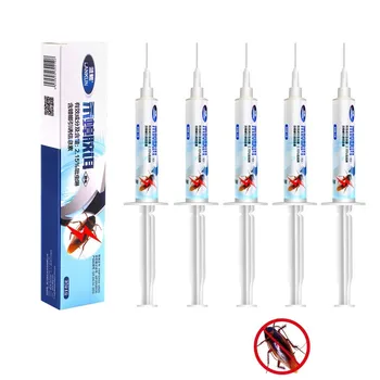 

5pcs/lot Strong attraction Cockroach Medicine 10g Gel Bait Trap Nontoxic Effects Insecticide Spraying Friendly Pest Control