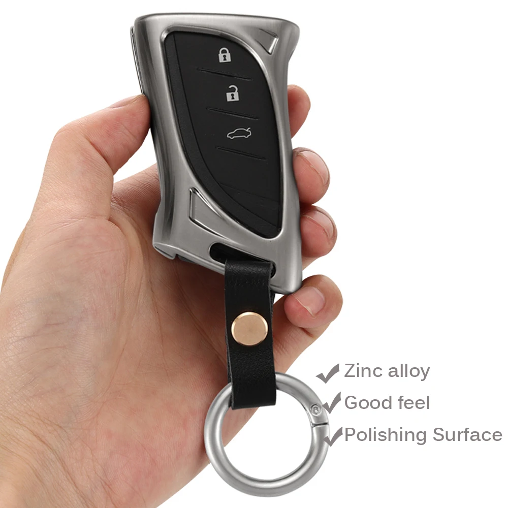 

Remote control Zinc alloy Smart key fob cover shell case For Lexus es200 es260 es300h es350 LS350 LS500h f sport 2018 2019