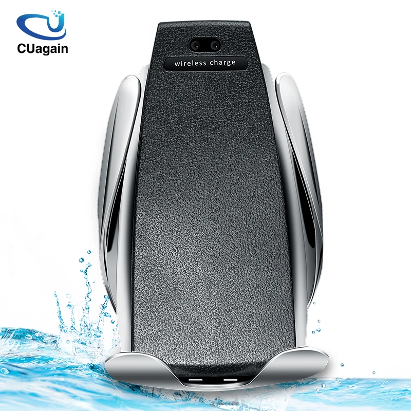 

10W Wireless Car Charger S5 Automatic Clamping Fast Charging Phone Holder Mount in Car for iPhone xr Huawei Samsung Smart Phone