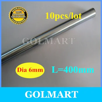 

linear shaft 10pcs diameter 6mm -L 400mm New Precision Chrome Plated Shaft,Linear Motion Shaft
