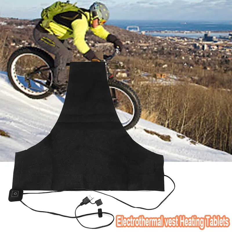 

1Pcs Heated Pad Warmer Pads Clothes Heater Durable USB Clothing Winter Snow Skiing Keep Warm Camping Climbing Fishing Clothing