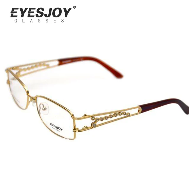 Name brand eyeglasses Eyesjoy EJ1143 Gold Ladies' eyeglasses Fashion