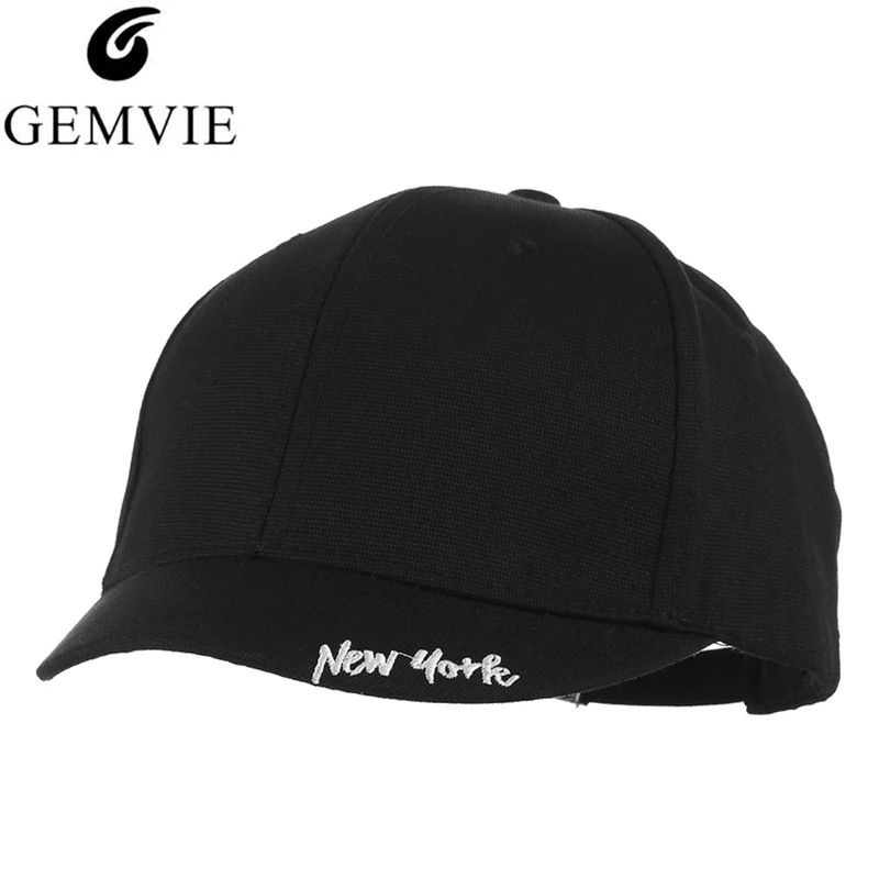 

GEMVIE Embroidery New york Baseball Cap For Men Women Short Brim Snapback Unisex Outdoor Sport Visor Caps Adjustable Dad hat