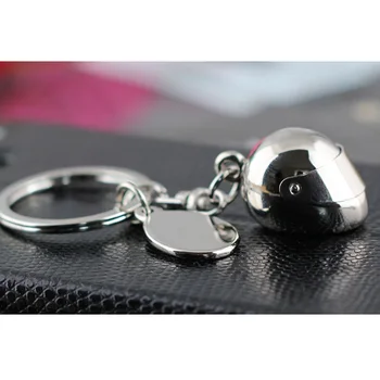 

100pcs/Lot Helmet Keychain Fashion Creative Motorcycle Bicycle Casque Key Chain Ring Keyring Keyfob Key Holder
