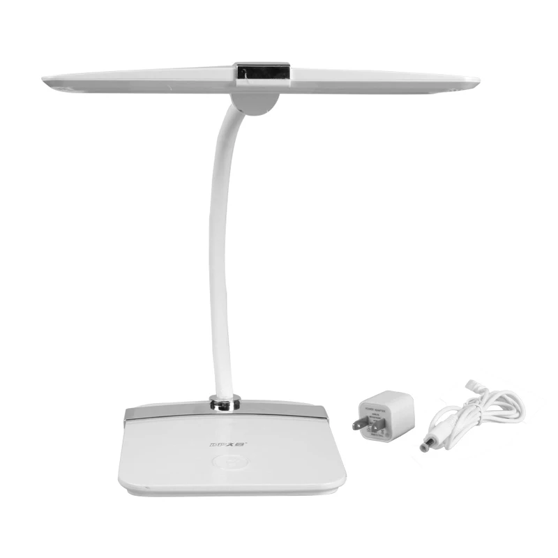 

Led desk lamp led table lamp 4w 1600ma white light dimmable flexible neck simple usb or adapter can be use 40 LED lamp beads