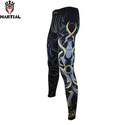 Боевые: Aries напечатаны боксерский багажник bjj spats mma одежда Йога утягивающие брюки для мужчин спортивные брюки спортивные тренировочные