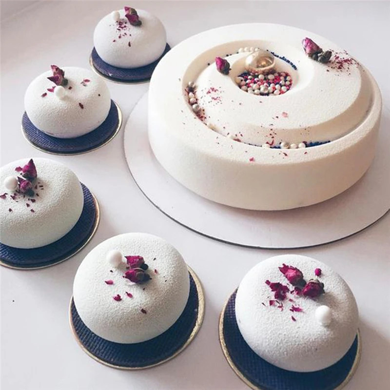 

TTLIFE Non-stick Round Spiral Mousse Cake Mold Chocolate Fondant Cake Jelly Pudding Confectionery Baking Dish Dessert Decorator