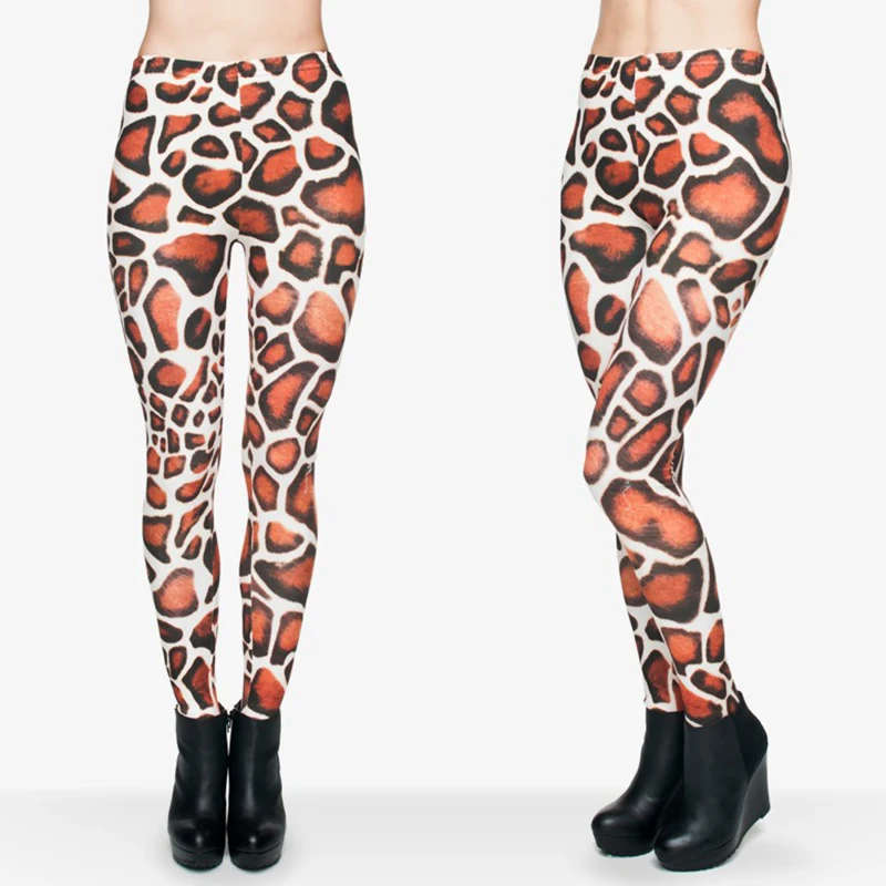 Women Funny Fitness Legging giraffe Pattern Leggingsin Leggings from