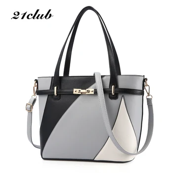 

21club brand women casual totes zipper single medium handbag hotsale lady party purse new shoulder messenger crossbody bags