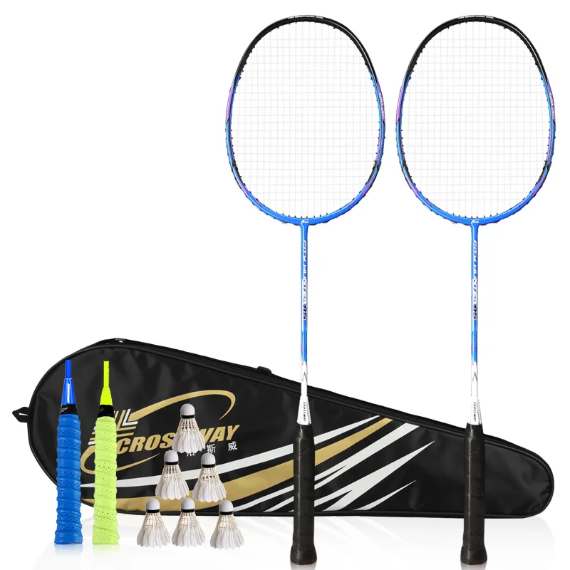racquet badminton 2018 Light Weight Badminton Racquet 28LBS Sports Badminton Racket 100%carbon badminton racket with bag