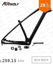 Sale Airwolf carbon frames 26 14inch BB92 carbon frame 3K weave fit for 31.6mm seatpost carbon mtb frame 26er 30